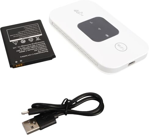 4G LTE Mobile WiFi Hotspot, SIM Card Slot, Up to 10 Users, Portable WiFi Hotspot for Travel, Mobile for Travel, Device, Router in Saudi Arabia