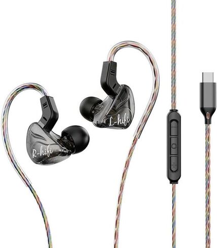 HiFi in Ear Cool Earbuds - Professional Soundproofing Earplugs - Clear Sound, Low Bass, (USB-C) in Saudi Arabia