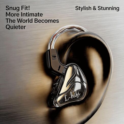 HiFi in Ear Cool Earbuds - Professional Soundproofing Earplugs - Clear Sound, Low Bass, (USB-C) in Saudi Arabia