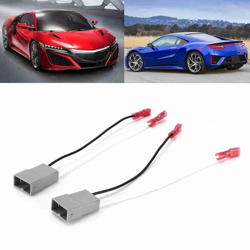 Speaker Harness Adapter Plug Premium Quality Direct Plug and Play Car Audio Wiring Connector Replacement for and ABS Plastic 2 Pack in Saudi Arabia