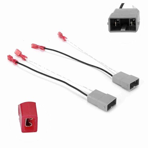 Speaker Harness Adapter Plug Premium Quality Direct Plug and Play Car Audio Wiring Connector Replacement for and ABS Plastic 2 Pack in Saudi Arabia