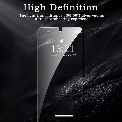 3 Pack Screen Protector for T-Mobile Revvl 6 5G/Revvl 6X 5G+2 Pack Camera Lens Protector, Tempered Glass Film, Ultra HD 9H Hardness Case Friendly Anti Scratch Bubble Free Ultra Resistant in Saudi Arabia