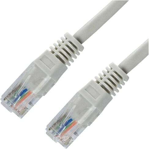 2ft - CAT5e Ethernet Network LAN Router Patch Cable Cord سلك 350 ميجا هرتز RJ45 رمادي متعدد الاستخدامات سلك عالمي متين يمكن الاعتماد عليه استبدال جزء الأجهزة المنزلية ترقية مكون الصيانة in Kuwait