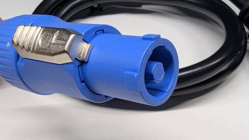 كابل الطاقة PowerCON إلى NEMA 5-15P 16AWG 20A 3-Pin PowerCON ذكر إلى NEMA 5-15P وصلة ذكر، 1 متر 3.2 قدم، سلك أسود لإضاءة المسرح، شاشة LED خارجية in Saudi Arabia