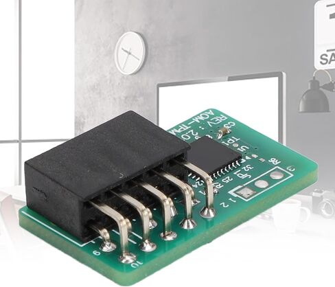 وحدة TPM 2.0 عمودية 10Pin SPI Ted وحدة أمان التشفير لمنصة SuperMicro AOM TPM 9672V اللوحة الأم PCB الأخضر in Saudi Arabia