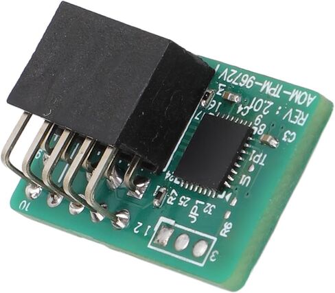 وحدة TPM 2.0 عمودية 10Pin SPI Ted وحدة أمان التشفير لمنصة SuperMicro AOM TPM 9672V اللوحة الأم PCB الأخضر in Saudi Arabia