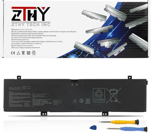 C41N2101 استبدال بطارية الكمبيوتر المحمول Asus ROG Zephyrus G14 GA402 GA402RK GA402RK GA402NI TUF Dash F15 FX517 FX517ZC FX517ZM Zenbook Pro 14 Duo OLED UM6702RA UX8402ZA VivoBook Pro 15X OLED K6501ZM in Kuwait