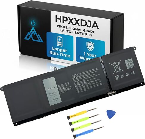 V6W33 Laptop Battery Replacement for Dell Latitude 3320 3420 3520 Vostro 5510 5515 Inspiron 5410 5418 3510 3511 3515 5515 Series notebook 0WV3K8 0VKYJX 0MVK11 0XDY9K G91J0 0PG8YJ 15V 54Wh 3420mAh in Kuwait