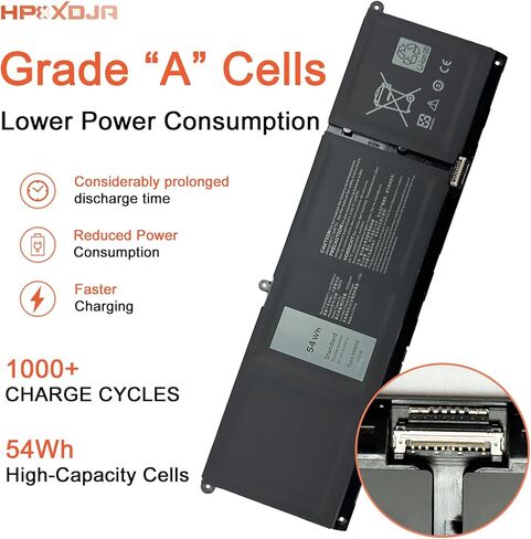 V6W33 Laptop Battery Replacement for Dell Latitude 3320 3420 3520 Vostro 5510 5515 Inspiron 5410 5418 3510 3511 3515 5515 Series notebook 0WV3K8 0VKYJX 0MVK11 0XDY9K G91J0 0PG8YJ 15V 54Wh 3420mAh in Kuwait