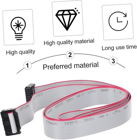 ARTIBETTER 4pcs Pin Flat Ribbon Cable Connector Cord Wire Electric Wire Connector in Saudi Arabia