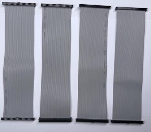 4 قطع 2.0 FC IDC GPIO Ribbon كابل مسطح أنثى إلى أنثى نوعين من التوصيل (نفس الاتجاه * 2 ومختلف * 2) (50P (20 سم)) in Saudi Arabia