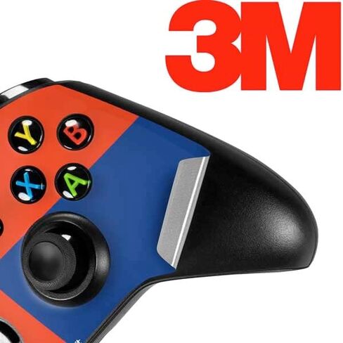 ملصق Skinit المخصص للألعاب متوافق مع وحدة تحكم Xbox One S - تصميم مربعات مرخص رسميًا من College Boise State Broncos in Kuwait