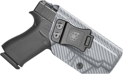 Amberide Glock 48 IWB Holster، Kydex-Boltaron داخل حزام الخصر لـ Glock 48 9mm، رسم سريع، احتفاظ آمن، قابل للتعديل 0-30 درجة غير قادر in Saudi Arabia