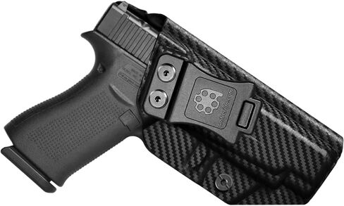 Amberide Glock 48 IWB Holster، Kydex-Boltaron داخل حزام الخصر لـ Glock 48 9mm، رسم سريع، احتفاظ آمن، قابل للتعديل 0-30 درجة غير قادر in Saudi Arabia