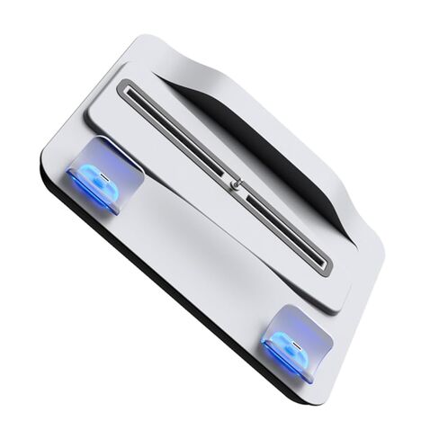 HOMSFOU Multipurpose Cooling Stand for Controller Charger Usb Hub Led Indicator Light Efficient Air Circulation Dual Charging Dock for Game Consoles White in Saudi Arabia