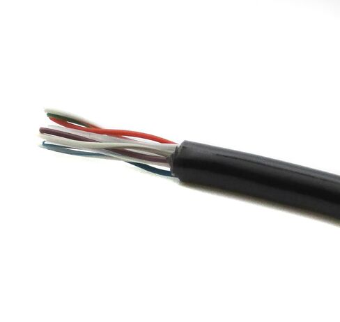 كابل إيثرنت Ultra Spec بطول 100 قدم (30.5 متر) من نوع Cat6 الخام (بدون أطراف) - أسود in Kuwait