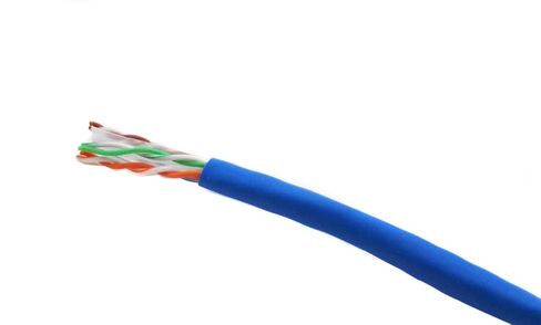 كابل إيثرنت Ultra Spec بطول 100 قدم (30.5 متر) من نوع Cat6 الخام (بدون أطراف) - أسود in Kuwait