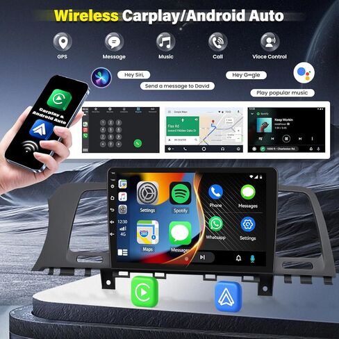 4+64G 9 بوصة راديو السيارة ستيريو لنيسان مورانو Z51 2008-2014 w/GPS 2013 2012 2011 2010 2009 w/carplay w/Android Auto Double Din Car Audio Receiver w/WiFi Bluetooth Backup Camera Mic in Kuwait