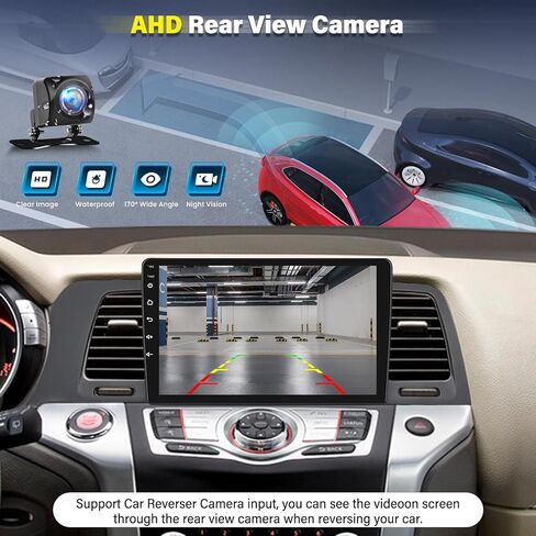 4+64G 9 بوصة راديو السيارة ستيريو لنيسان مورانو Z51 2008-2014 w/GPS 2013 2012 2011 2010 2009 w/carplay w/Android Auto Double Din Car Audio Receiver w/WiFi Bluetooth Backup Camera Mic in Kuwait