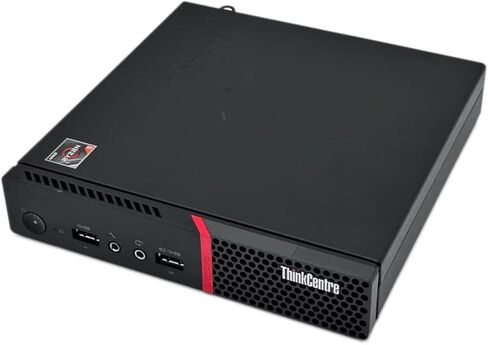 كمبيوتر لينوفو ثينك سنتر M715q تايني ميني المكتبي | ايه ام دي برو A12-9800E | ذاكرة وصول عشوائي DDR4 سعة 16 جيجابايت | 256 جيجا اس اس دي | شاشة LCD جديدة مقاس 24 بوصة | Wi-Fi | Windows 11 Pro | لوحة مفاتيح وماوس لاسلكيان | سطح مكتب صغير الحجم للأعمال (متج in Kuwait