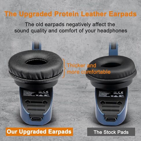طقم استبدال 3 في 1 من SOULWIT لسماعات BlueParrott B150/B250/B250XT/B250-XT Plus/B250-XTS، وسائد وسادة الأذن + غطاء إسفنجي + رغوة مرشح بوب للميكروفون - أسود in Saudi Arabia