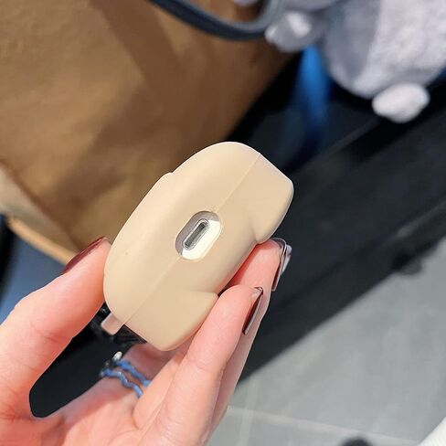 Case Compatible with AirPods Pro 3 2025, Cute Kawaii Otter Design Case Cover, Portable Soft Silicone Wireless Charging Earphone Shockproof Protector with Hook in Saudi Arabia