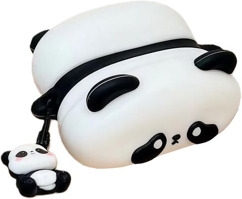 Case Compatible with AirPods Pro 3 2025, Cute Kawaii Otter Design Case Cover, Portable Soft Silicone Wireless Charging Earphone Shockproof Protector with Hook in Saudi Arabia