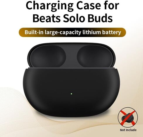 حافظة شحن بديلة متوافقة مع Beats Solo Buds، حافظة شاحن محمولة مع بطارية مدمجة 660 مللي أمبير في الساعة (لا تشمل سماعة الأذن) in Kuwait