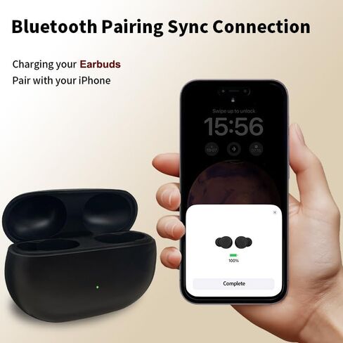 حافظة شحن بديلة متوافقة مع Beats Solo Buds، حافظة شاحن محمولة مع بطارية مدمجة 660 مللي أمبير في الساعة (لا تشمل سماعة الأذن) in Kuwait