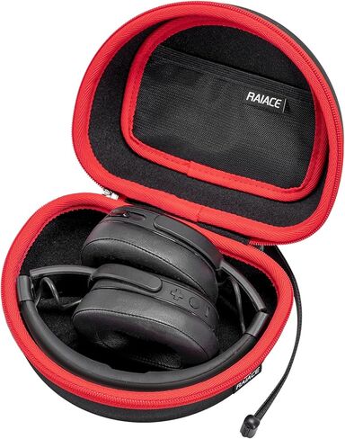 حقيبة تخزين صلبة من RAIACE متوافقة مع سماعات الرأس Skullcandy Crusher فوق الأذن، لسماعات الرأس TOZO HT3 والمزيد من سماعات الرأس القابلة للطي، وحقيبة حمل السفر. (الجراب فقط)-أرجواني in Saudi Arabia