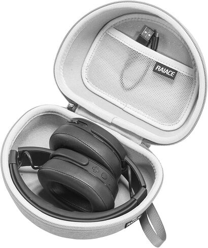 حقيبة تخزين صلبة من RAIACE متوافقة مع سماعات الرأس Skullcandy Crusher فوق الأذن، لسماعات الرأس TOZO HT3 والمزيد من سماعات الرأس القابلة للطي، وحقيبة حمل السفر. (الجراب فقط)-أرجواني in Kuwait