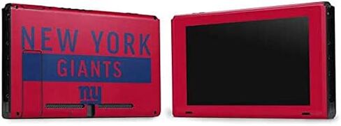 ملصق Skinit المخصص للألعاب متوافق مع حزمة Nintendo Switch - تصميم سلسلة الأداء الأحمر NFL New York Giants المرخص رسميًا in Saudi Arabia