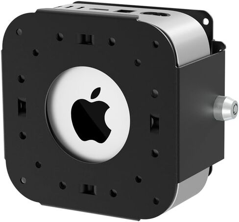 حامل حائط RackSolutions 105-D لجهاز Apple Mac mini (M4, 2024)، غلاف قفل آمن مع تركيب مزدوج VESA، متوافق مع 75 مم و100 مم in Kuwait