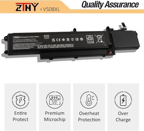 VS08XL M86087-005 استبدال بطارية الكمبيوتر المحمول HP ZBook Fury 16 G9 / ZBook Fury 16 G10 / ZBook Fury 16 G11 سلسلة محطات العمل المتنقلة TPN-IB0N TPN-DB1F M86087-001 M85951-171 M85951-271 15.44 فولت 95 وات in Kuwait