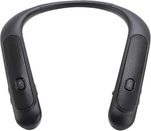 Neckband Speaker, Wireless 3D Stereo Sound with Built in Mic and 12H Playtime, Lightweight Ergonomic Design for Game TV Music Phone Calls in Saudi Arabia