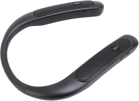 Neckband Speaker, Wireless 3D Stereo Sound with Built in Mic and 12H Playtime, Lightweight Ergonomic Design for Game TV Music Phone Calls in Saudi Arabia