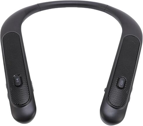 Neckband Speaker, Wireless 3D Stereo Sound with Built in Mic and 12H Playtime, Lightweight Ergonomic Design for Game TV Music Phone Calls in Saudi Arabia
