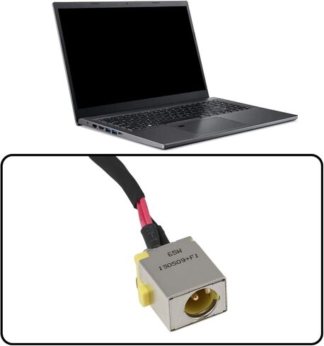 2 قطعة استبدال منفذ شحن الكمبيوتر المحمول DC متوافق مع Acer A515-52 A515-51G A315-53G N17C4 in Kuwait