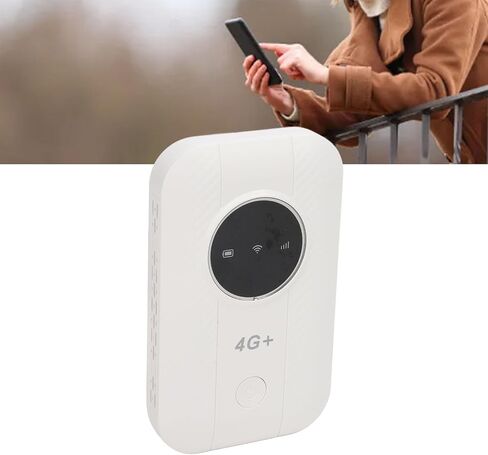 4G LTE Mobile Hotspot, Portable WiFi with 3650mAh Battery SIM Card Slot, Up to 10 Users Connect for Travel, 150Mbps Download for 7 8 10 for Linux, Ideal Holiday Travel in Saudi Arabia