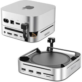 Mac mini M4 Dock & Stand DisplayPort 8K@120Hz Hub for Mac mini M4/M4 Pro 2024 with 8TB NVMe SSD Enclosure, 10 in 1 with DP, 5*USB-A/C 10Gbps Ports, SD/TF, Audio for Mac mini M4, Mac mini M4 Pro in Kuwait