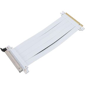 PCIE 5.0 X16 Riser Cable, 128Gbps High Speed GPU Extension Riser Cable, PCB Flexible Extension Riser Cable Adapter Plug and Play, Compatible with 4.0 3.0 2.0 1.0 Interfaces (20cm) in Kuwait