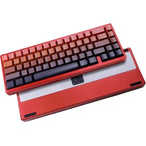 67 keys Tri-Mode Full Aluminum CNC Gasket Gaming Keyboard, RGB Backlight Wireless/Wired Custom Mechanical Keyboard for Mac Windows Linux Double-Shot PBT Keycaps Hot-Swappable Linear Switch (purple) in Kuwait