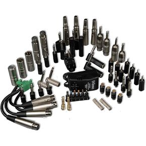 مجموعة أدوات التوصيل النهائية PatchPal من Hosa MAK-582 لاستكشاف أخطاء الصوت وإصلاحها وتكامل الإشارة، معدات أساسية للصوت الحي والاستوديو والبث ومحترفي AV، 52 قطعة in Kuwait