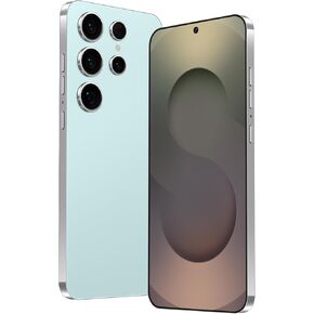 Unlocked Phone S25 Ultra 8-core 8GB+256GB Cell Phone 6.8-inch HD Screen 50MP+24MP Camera 6800 mAh Extra Large Battery 4G Dual SIM (Coral Blue) in Saudi Arabia