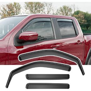 Xipoo Side Window Visor Deflector Compatible with 2022-2025 Nissan Frontier Crew Cab Visor Trim Cover Side Window Deflector Replacement for 2022 2023 2024 2025 Nissan Frontier Accessories in Kuwait