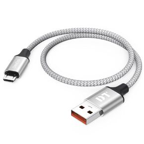 Micro USB Cable 1ft Short 15W Fast Charging & 480Mbps Data Transfer, USB A to MicroUSB Braided Charge Cord for Old Kindle Android Phone Nokia Tablet PS4 Controller Raspberry Pi and More in Kuwait