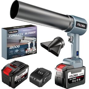 منفاخ الهواء القوي للسيارة خفيفة الوزن باليد اللاسلكي مع منافسة الهواء القوية مع 1600 جم و 220 ميلاً في الساعة ، توربو تنظيف أوراق تنظيف أوراق مكتوبة بالهواء لتنظيف الفناء ورعاية العشب وتجفيف السيارات in Kuwait