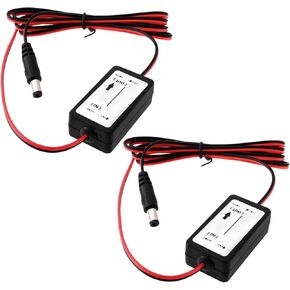 eMagTech 2pcs 12V Reversing Camera Filters with Plug Camera Rectifiers Power Relay Capacitor Filter Compatible with BMW Compatible with Opel in Kuwait