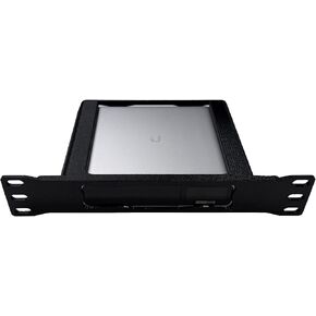 1U 10" Rackmount Bracket for Unifi Cloud Key G2 (Black) in Saudi Arabia