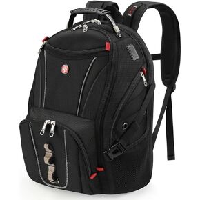 star cloud 17 Inch Travel Laptop Backpack,Business Tech Backpack with USB & Type-C Charging Port,180°TSA Friendly Travel College Work Backpack with Multiple Organizer Pockets for Men in Kuwait